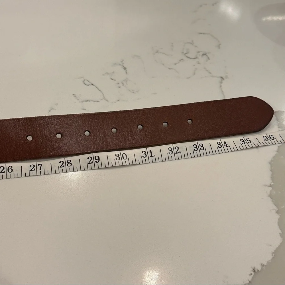 Classic Brown Leather Belt